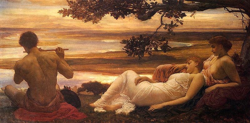 Lord Frederic Leighton Idyll Sweden oil painting art